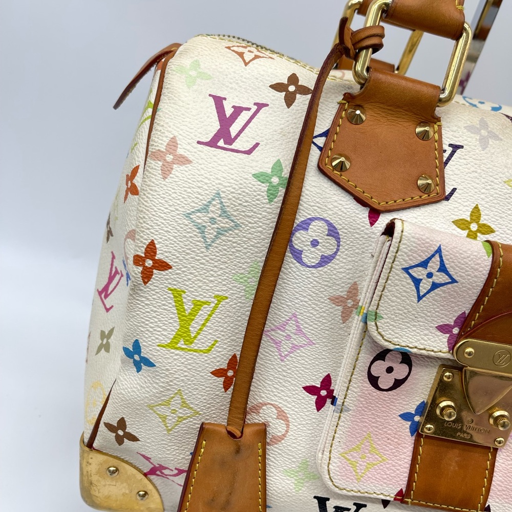 Louis Vuitton Monogram Canvas Speedy 30 Satchel Handbag - Picture 4 of 16